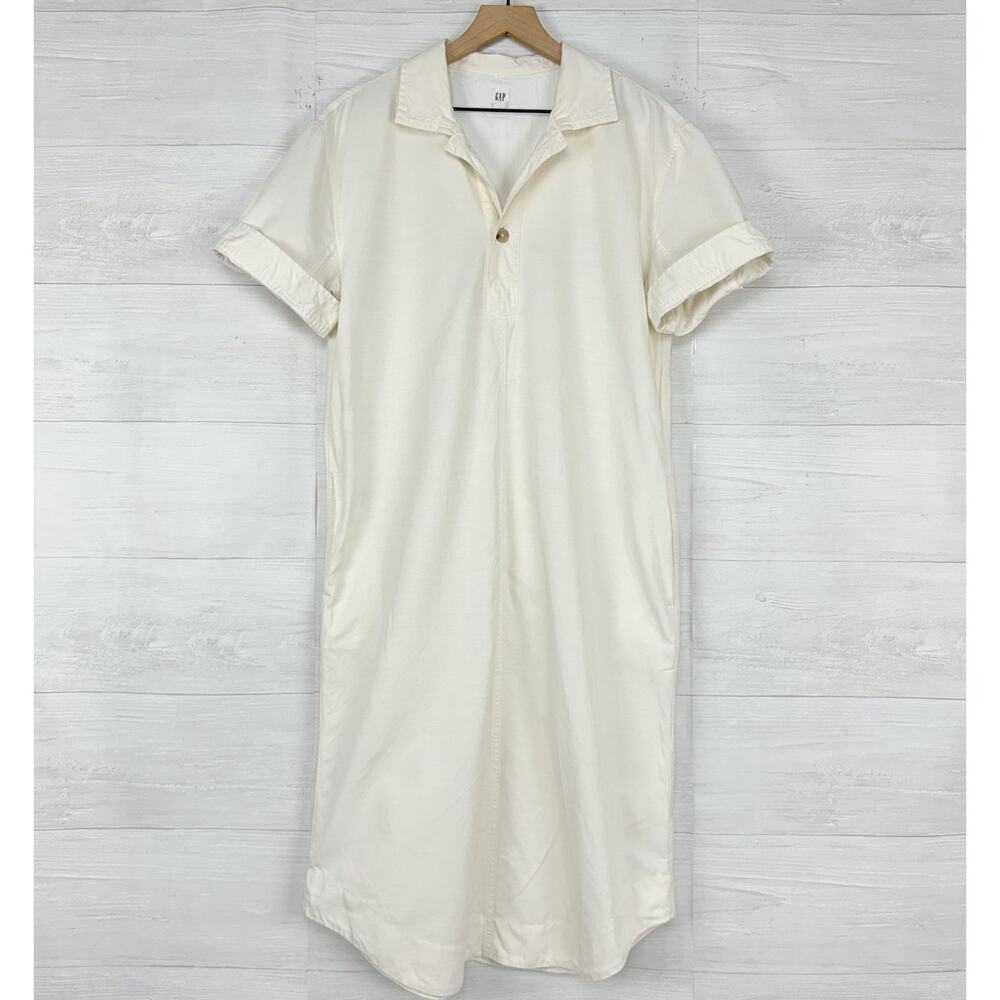 GAP Cream Midi Dress